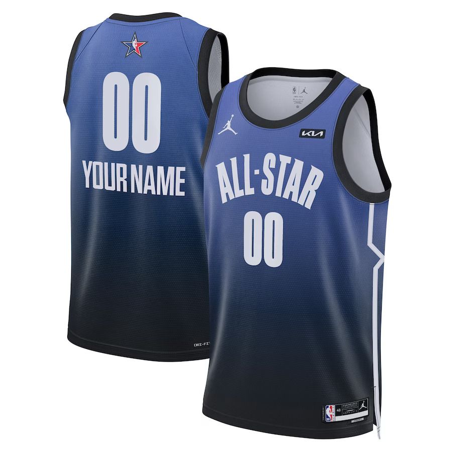 Men Cleveland Cavaliers Jordan Brand Blue 2023 NBA All-Star Game Pick-A-Player Swingman Custom NBA Jersey